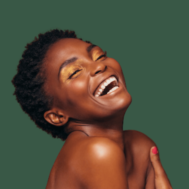 beautiful happy smiling young woman