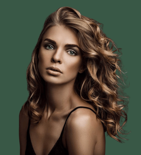 beautiful natural young woman